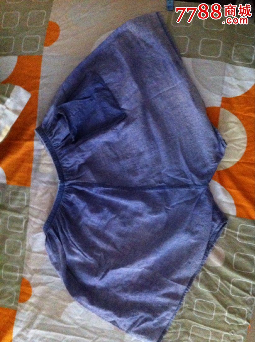 旧服装老头内裤(平纹棉布的)