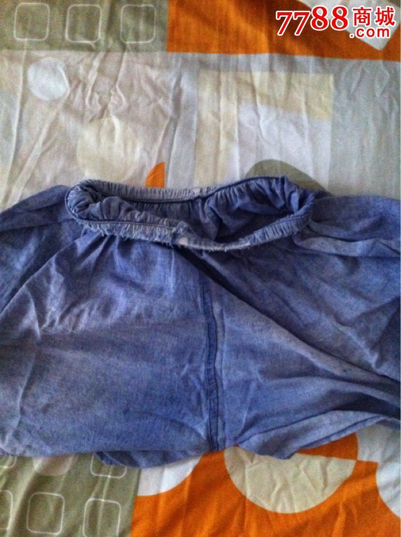 旧服装老头内裤(平纹棉布的)