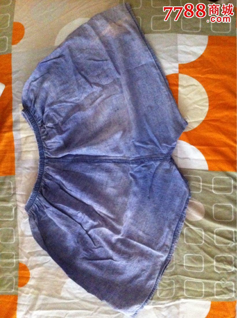旧服装老头内裤(平纹棉布的)