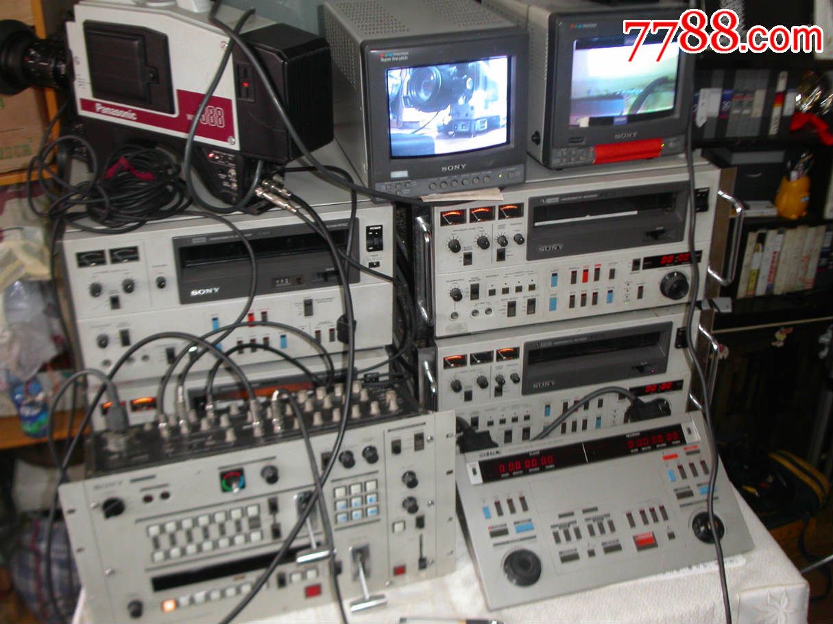 电视台老式索尼3/4磁带编辑录像机、切换台、3/4带老郑州市影像资料100盘_价格18000元_第1张_7788收藏__收藏热线