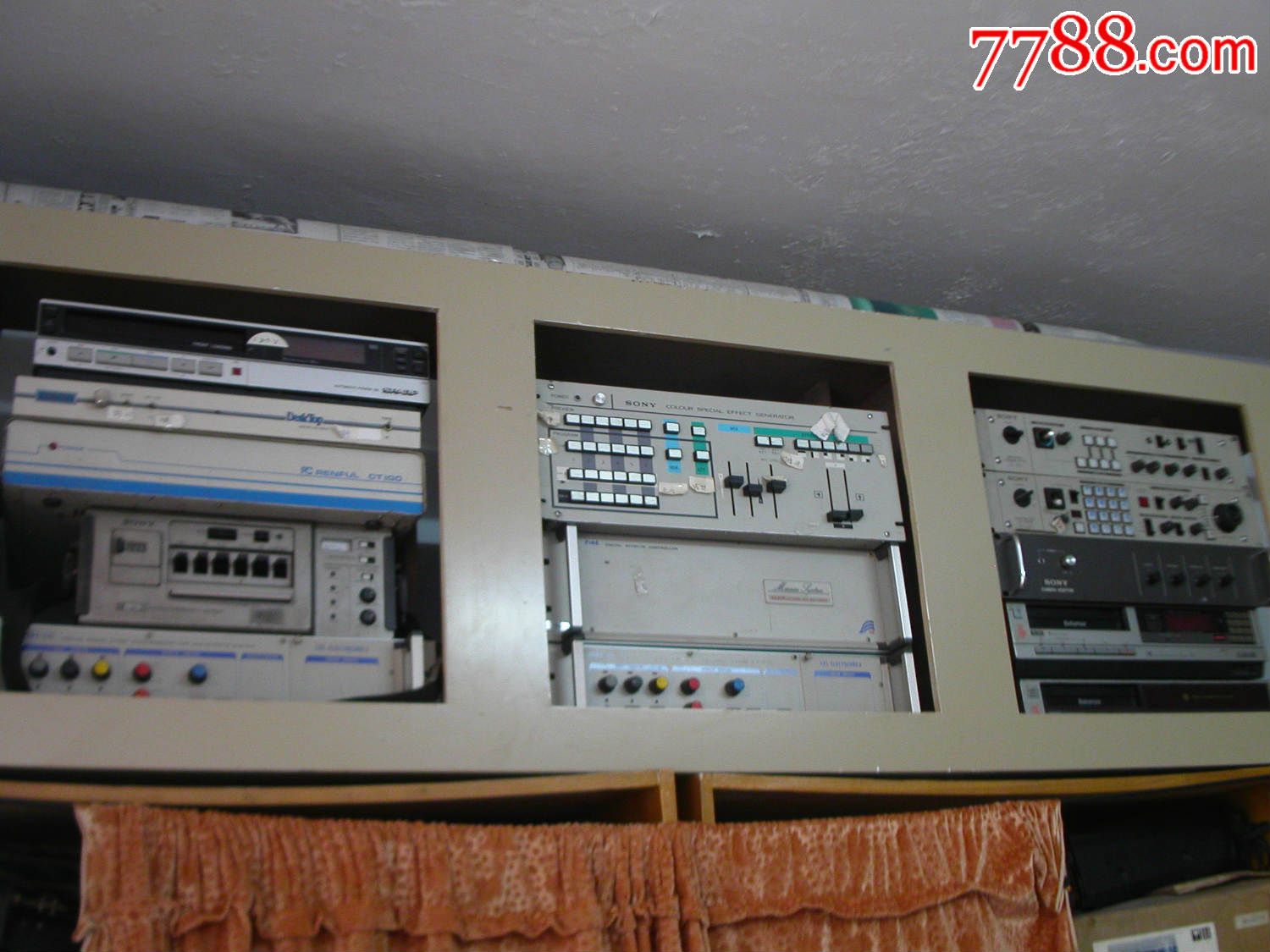 电视台老式索尼3/4磁带编辑录像机、切换台、3/4带老郑州市影像资料100盘_价格18000元_第7张_7788收藏__收藏热线