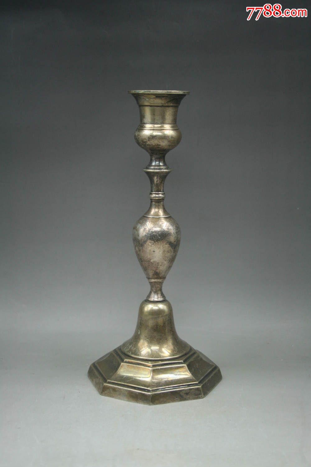 民国至解放初鎏银烛台_第1张_7788收藏__中国收藏热线