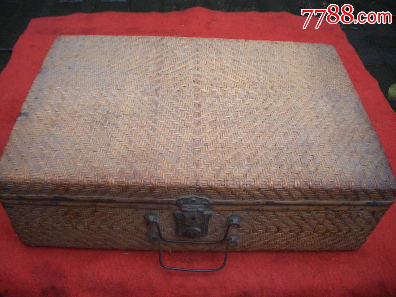 民国时期-藤编手提箱