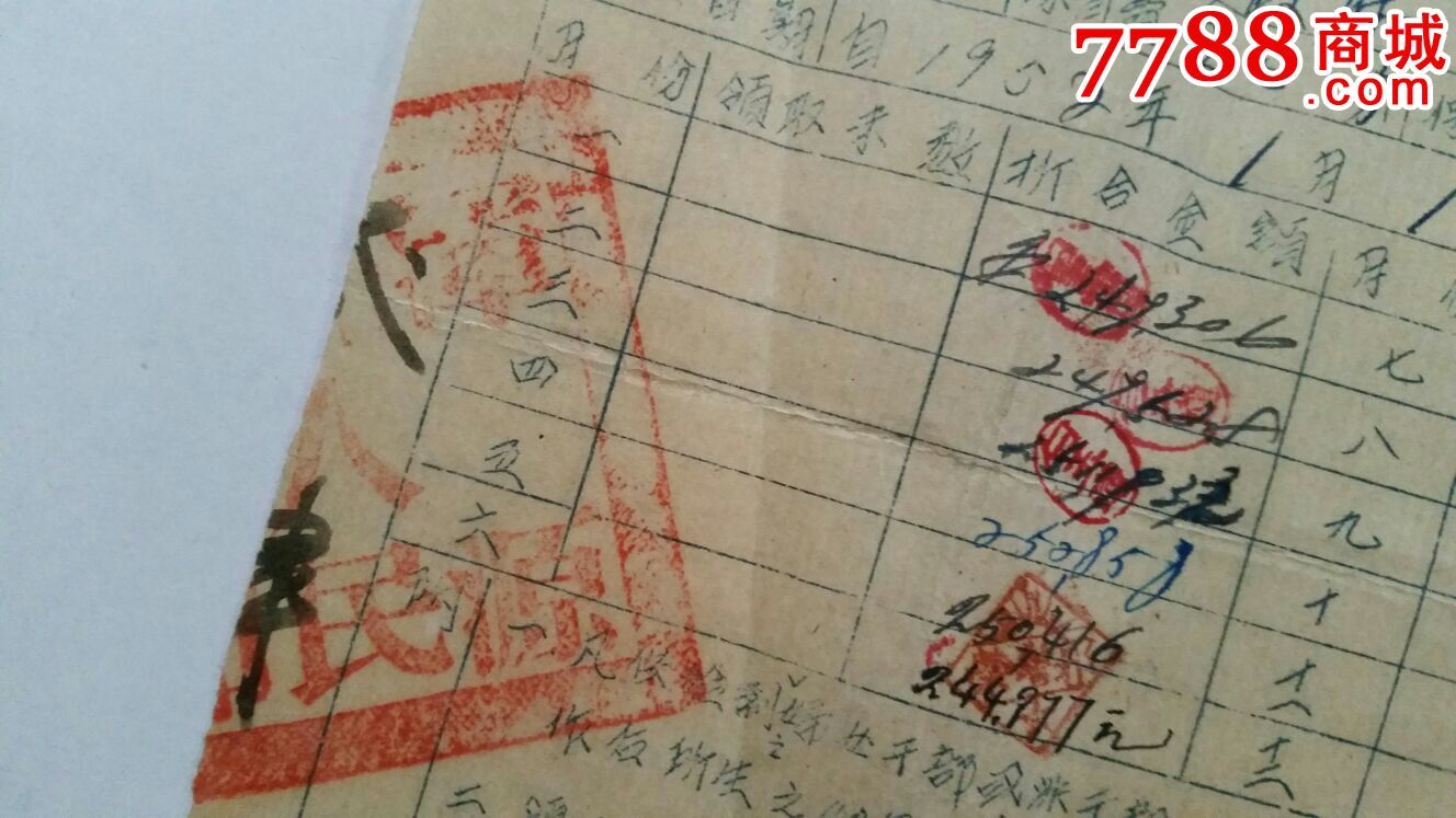察哈尔省浑源县人民政府幼儿保育证52年