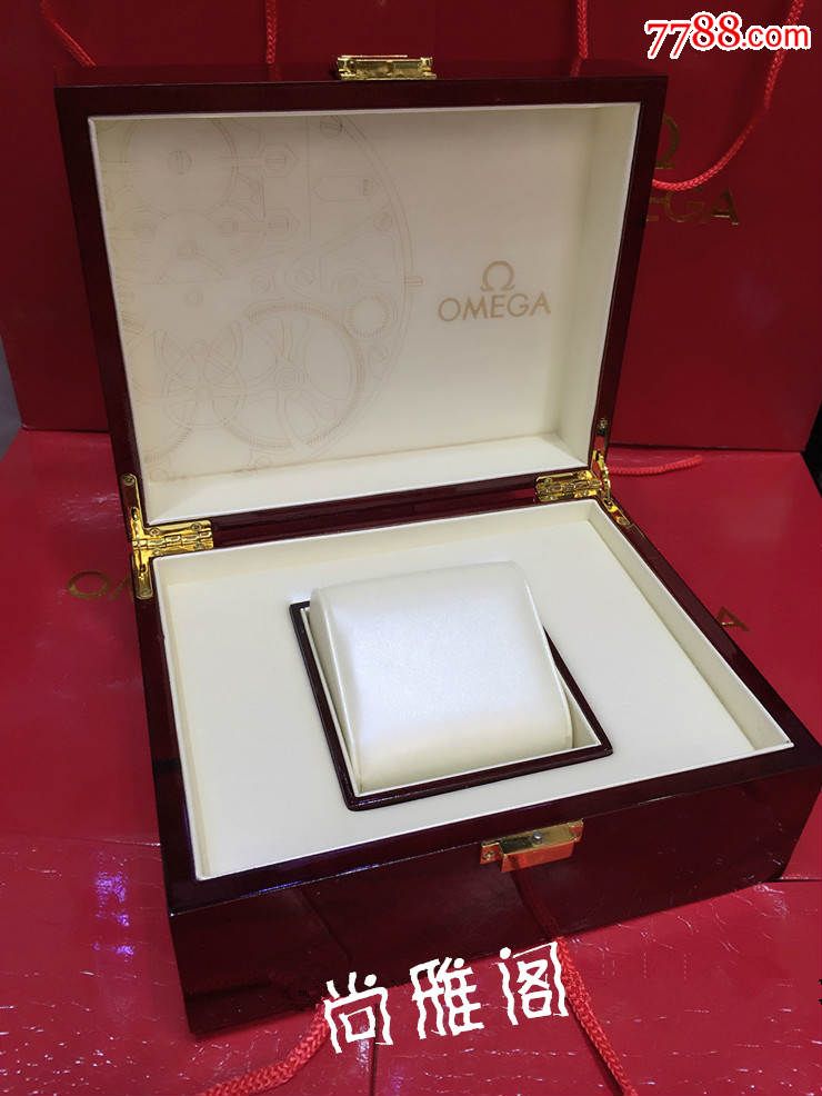 欧米茄omega实木花纹盒