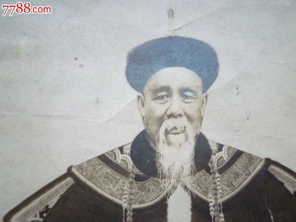 清代一品官员蓬莱宋庆穿官服老照片!得者珍之!