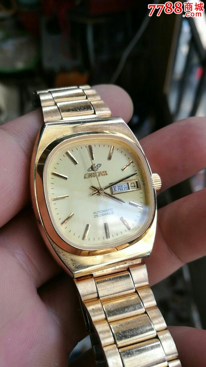 好品金色英纳格自动男表2836_2型机芯_手表/腕表_第6张_7788钟表收藏