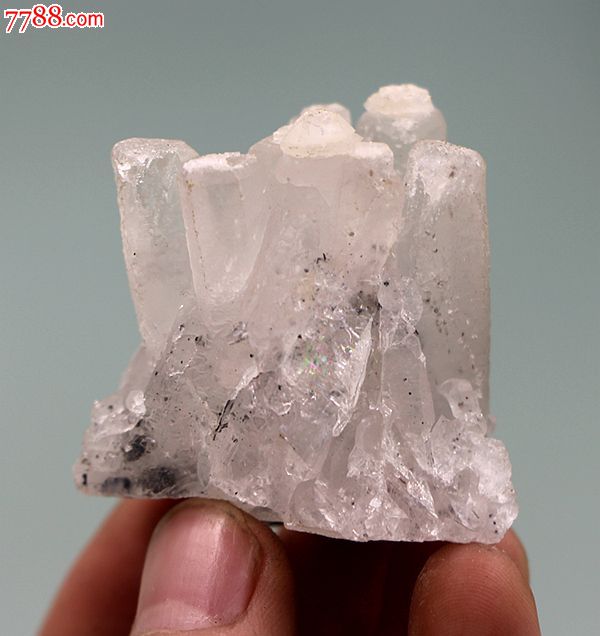 矿物晶体奇石头原石天然矿晶标本宝石白水晶大型水晶原石标本01