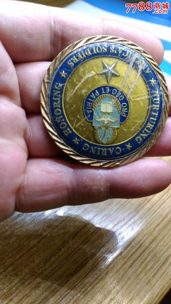 美国1级镀金1星章