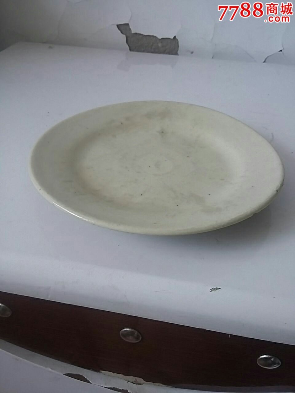 老白釉盘子_单色白瓷_图片鉴赏_收藏价值_7788白瓷收藏