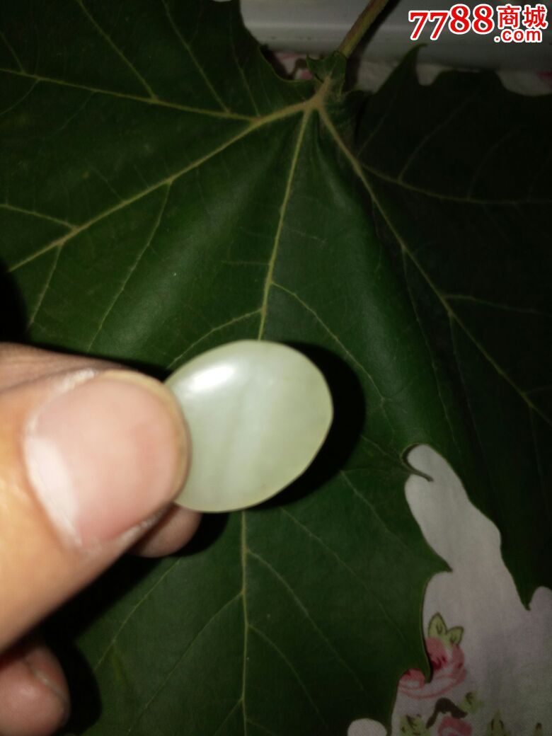 清和田羊脂玉水线明显戒面包老包和田