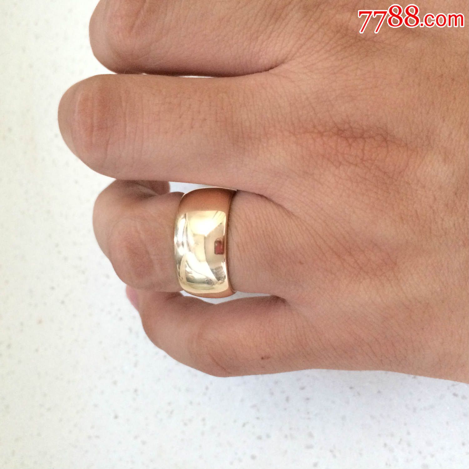 民国老14k合金戒指