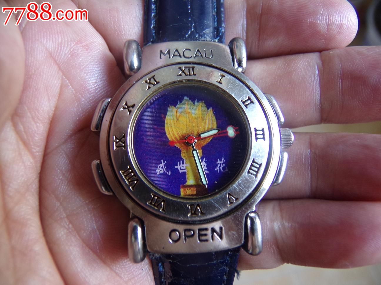 香港macau盛世英花石英表,款式特别_手表/腕表_肇新精品屋【7788收藏