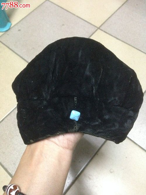 清末民初地主家老太太带的大绒棉帽