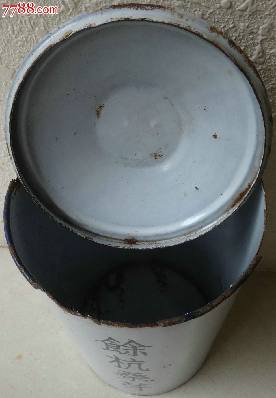 民国搪瓷茶叶桶浙江茶商茶业余杭桑芽桑叶茶桑芽茶杭州特产徽商