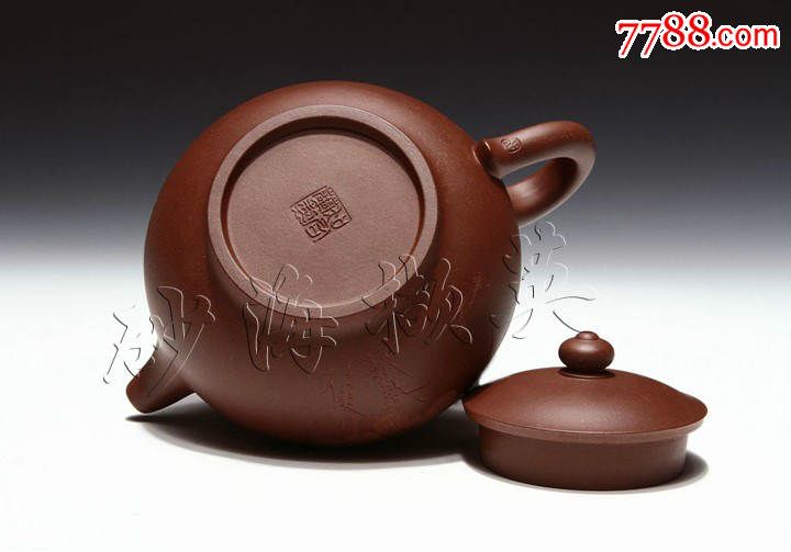 圆珠壶家藏陈腐底槽清泥工艺师全手工紫砂壶