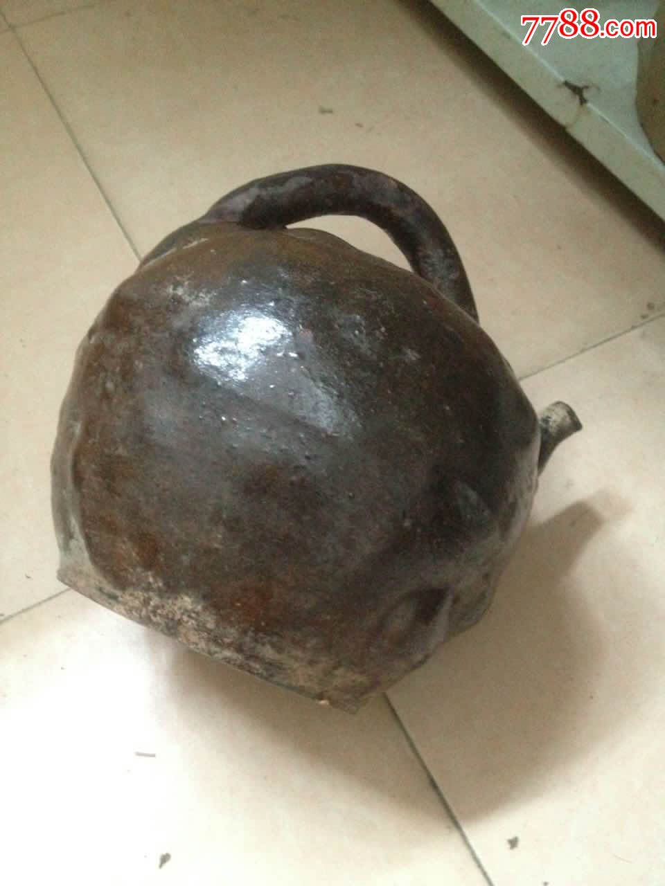 黑色色釉/虎子/夜壶/尿壶