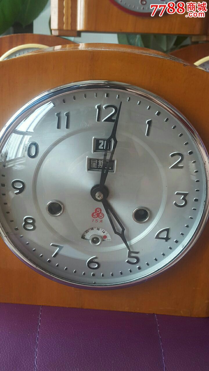 555牌,日历座钟_座钟/落地钟_第1张_7788钟表收藏