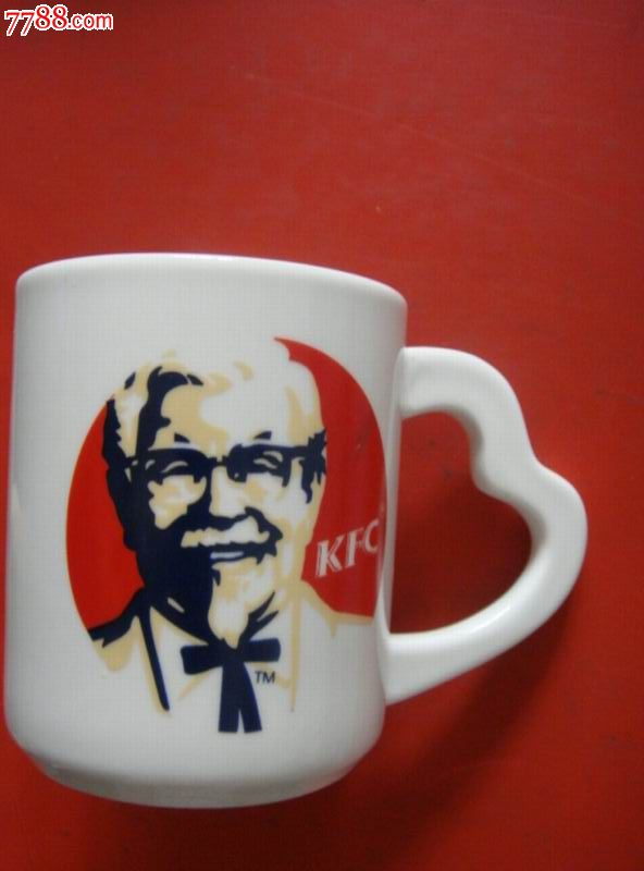 纪念品【肯德基kfc～青岛肯德基十周年～1993-2003*马克杯】未用!