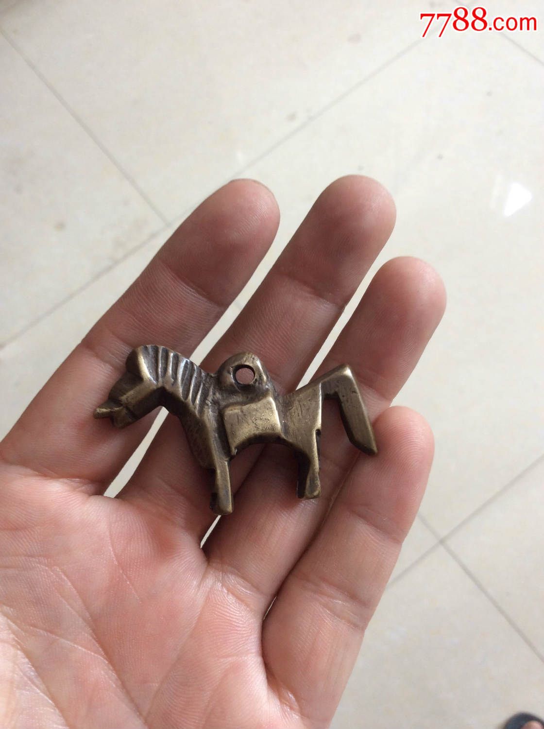 随身带着的民国小铜马