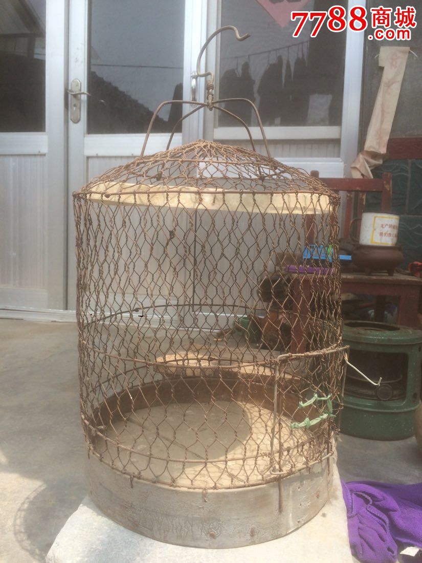 铁丝编织鸟笼