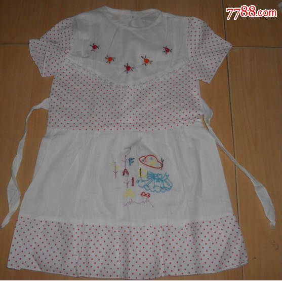 怀旧女孩小花裙【未用】_价格80元【海鱼儿收藏】_第1张_7788收藏