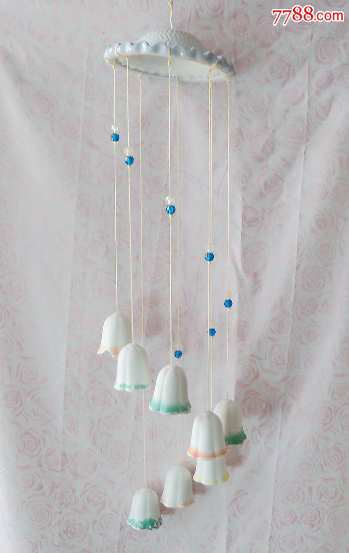 7080后童年的记忆老瓷风铃陶瓷器玩具