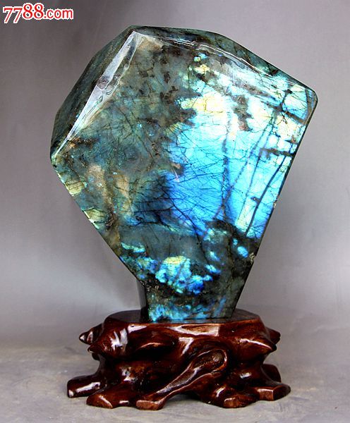 矿物晶体宝石摆件五彩月光石天然矿石月亮石天然月长石原石29