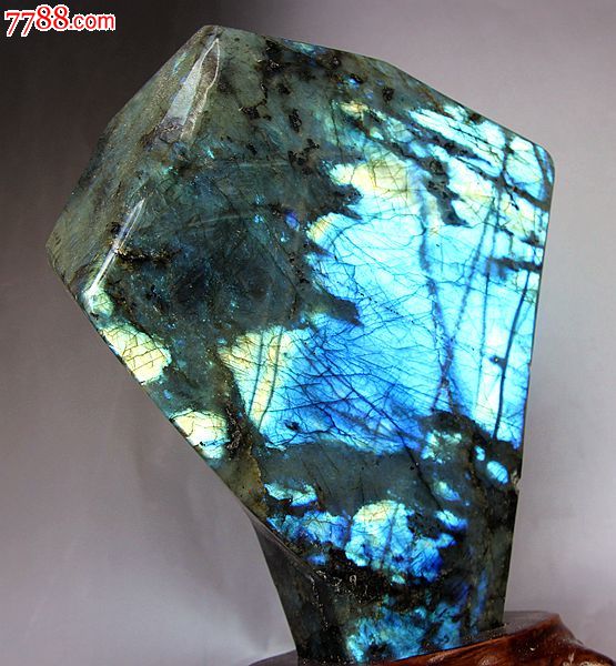 矿物晶体宝石摆件五彩月光石天然矿石月亮石天然月长石原石29