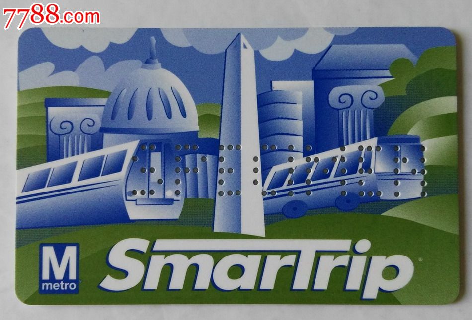 美国华盛顿交通卡smartrip(样卡,有内置芯片)_第1张_7788收藏__中国