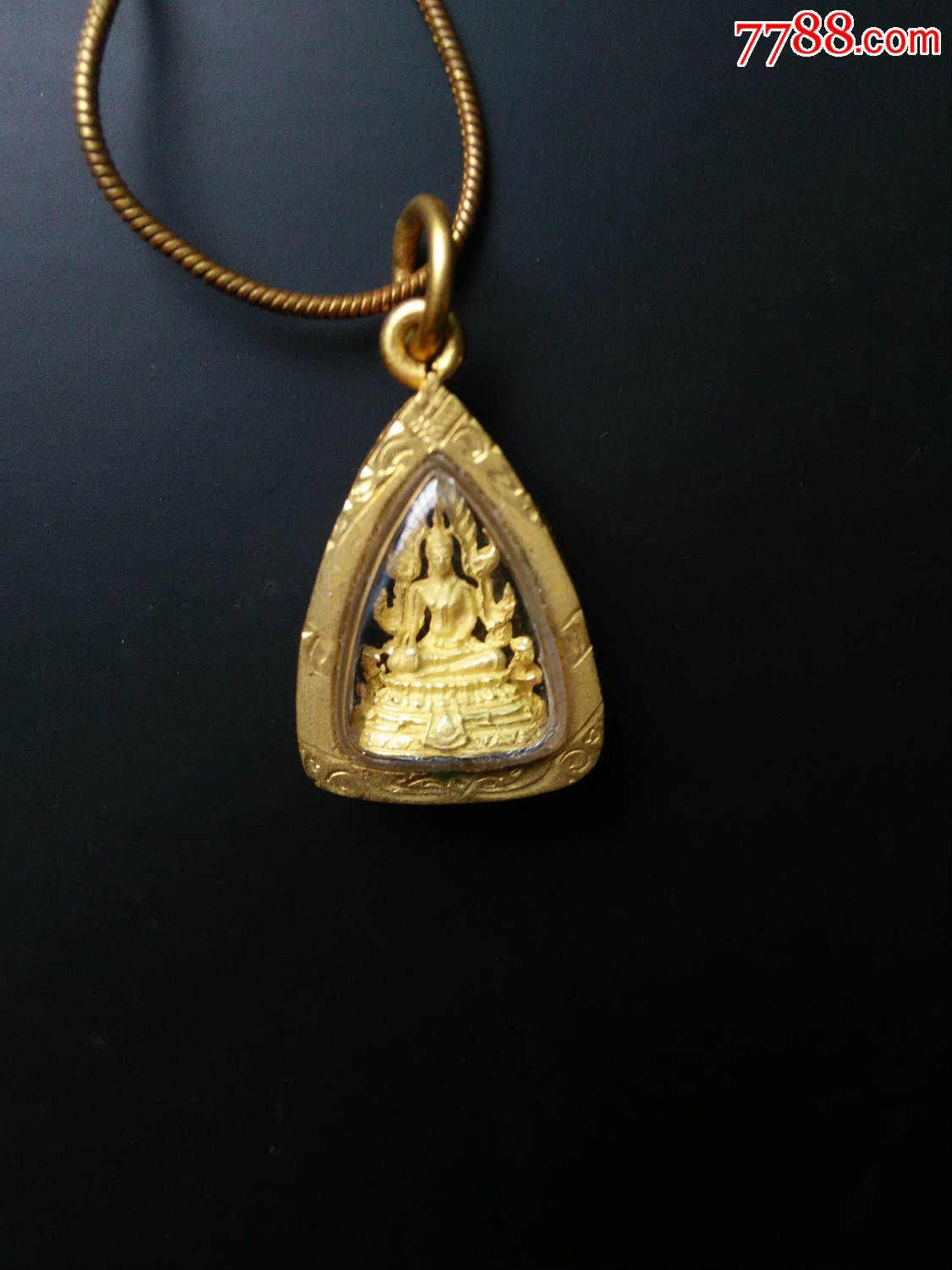 泰国小金佛吊坠