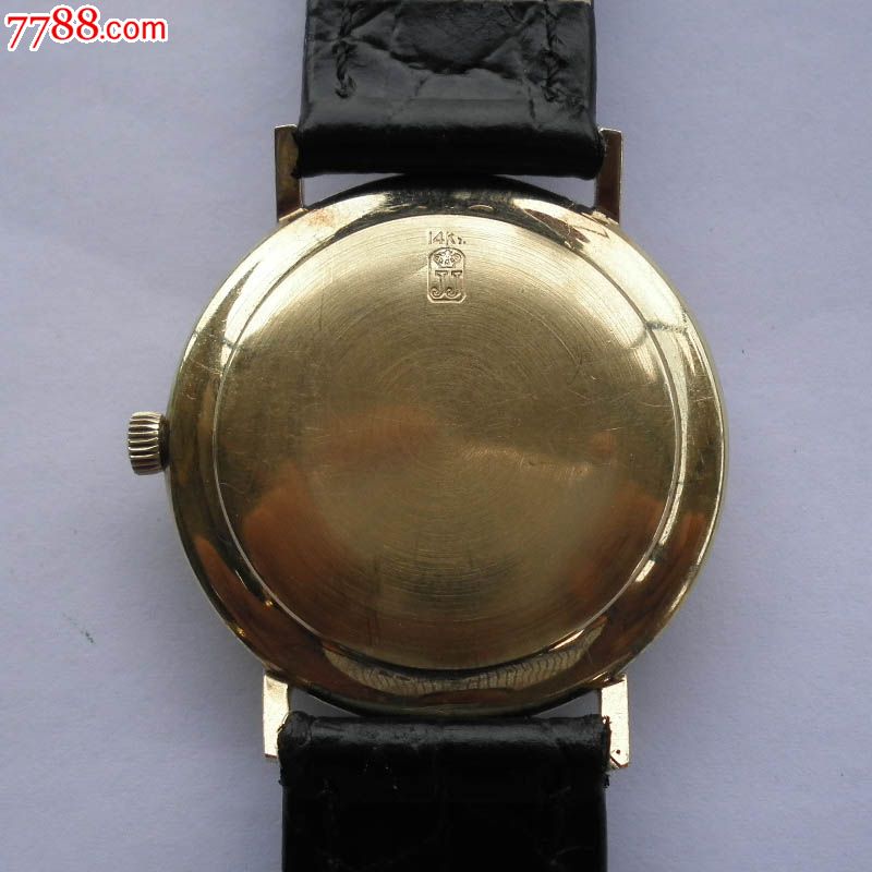 14k金佳士杰根生julesjurgensen全自动古董手表