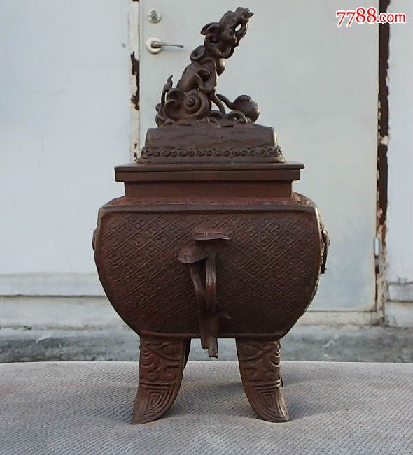 风磨铜香炉特征图片