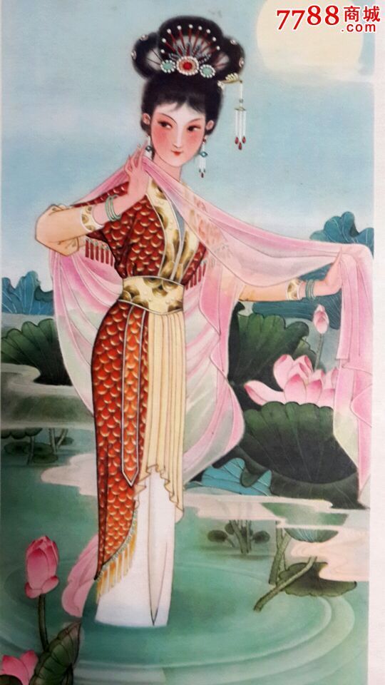 古代神话故事(2张一套)-se37810494-年画/宣传画-零售-7788收藏__中国