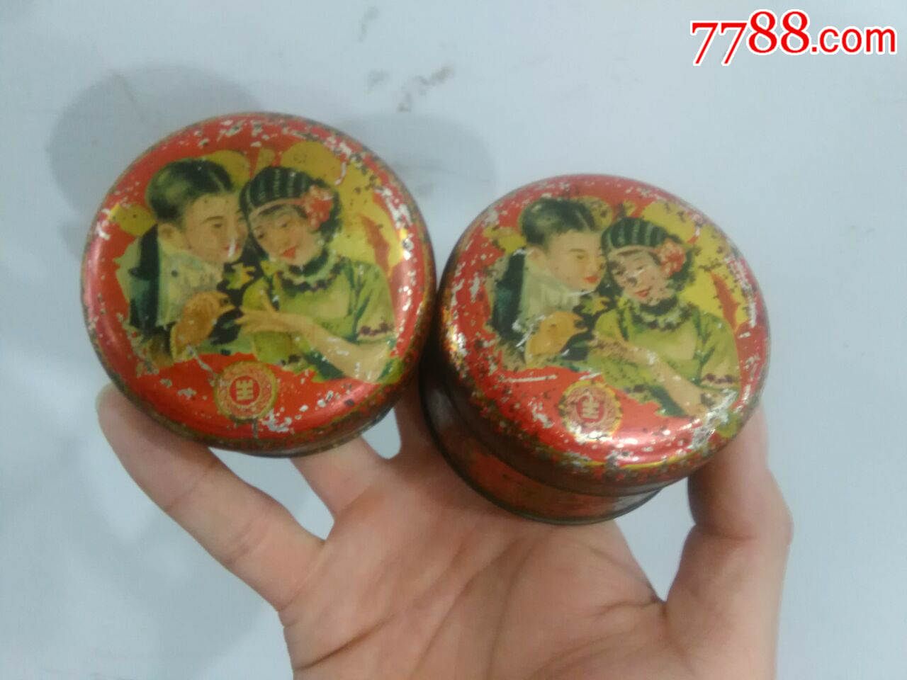 冠生园—铁皮糖果盒