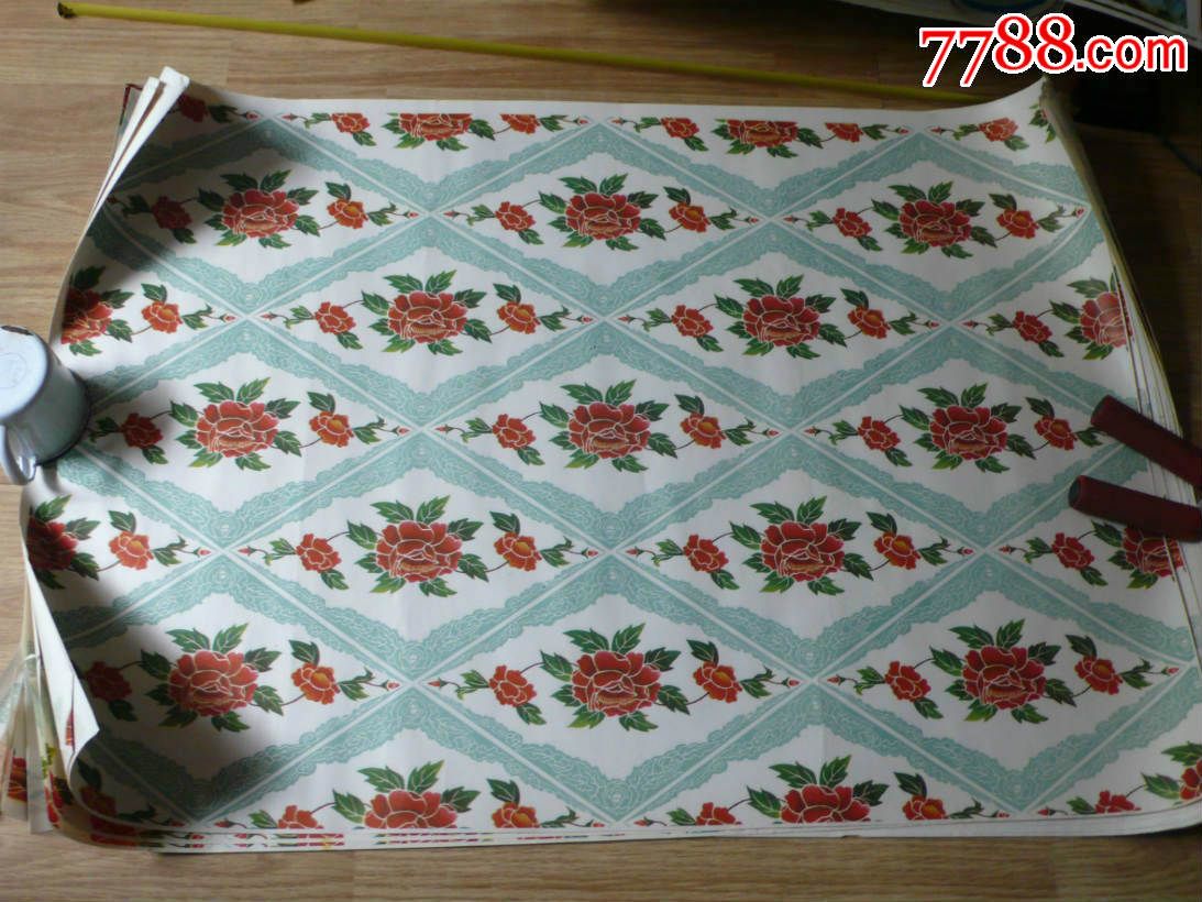 糊墙纸糊炕头糊顶棚花纸