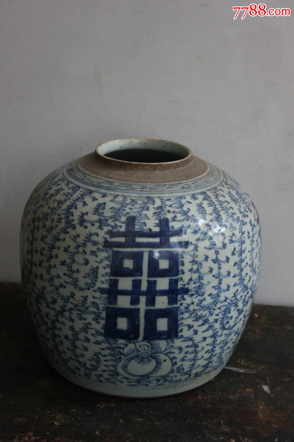 大尺寸双喜罐子