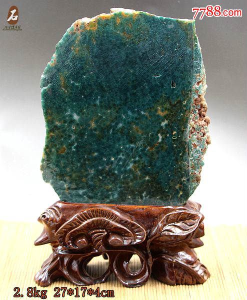 矿物晶体奇石宝玉石绿碧玉天然南非绿玉髓原石摆件送礼收藏02_其他宝