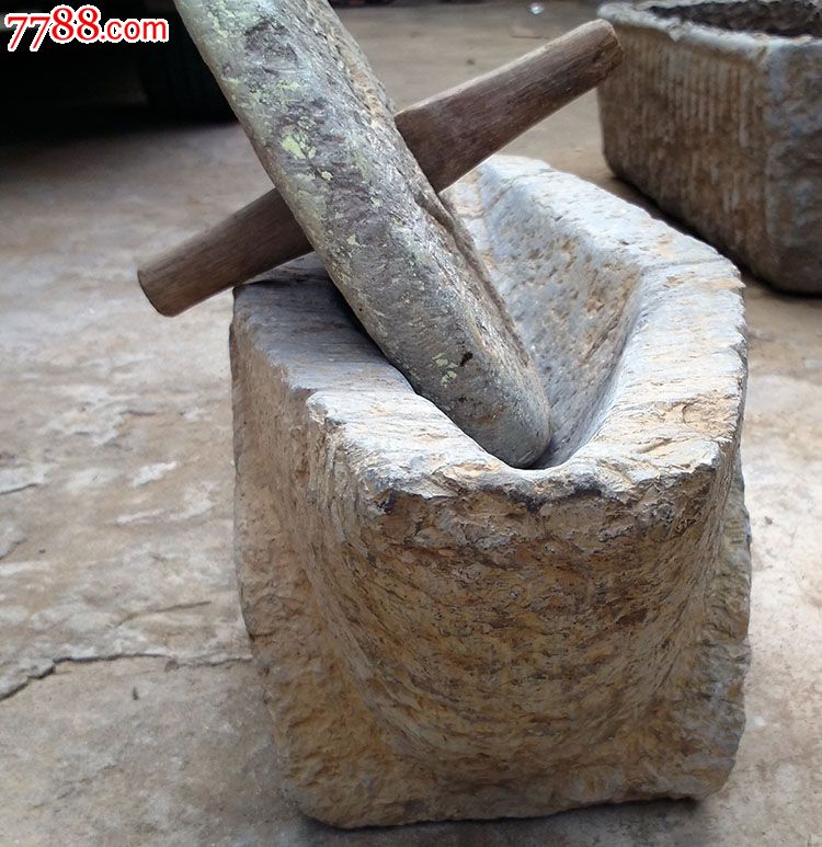 老石碾子药碾捣药器