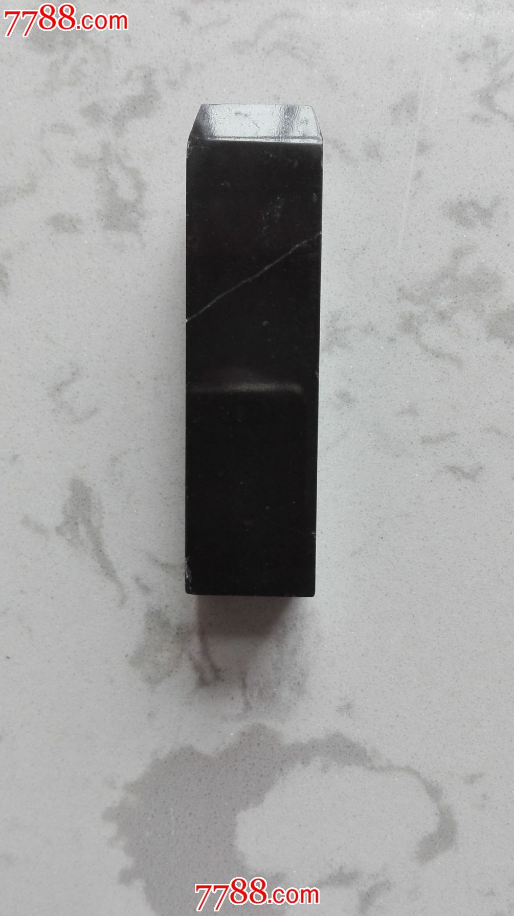 寿山黑豆耿石(带细银线)_寿山石印_图片鉴赏_收藏价值_7788青花瓷收藏