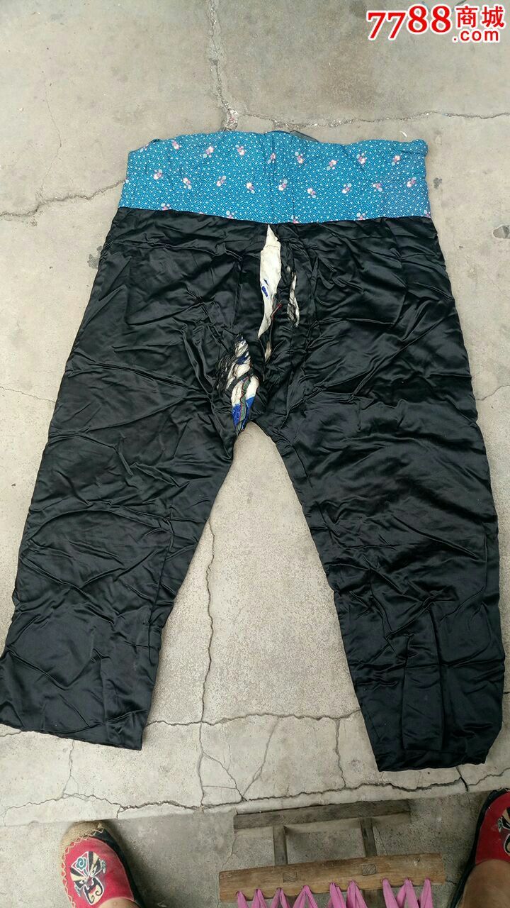 民国旧衣服缅裆裤