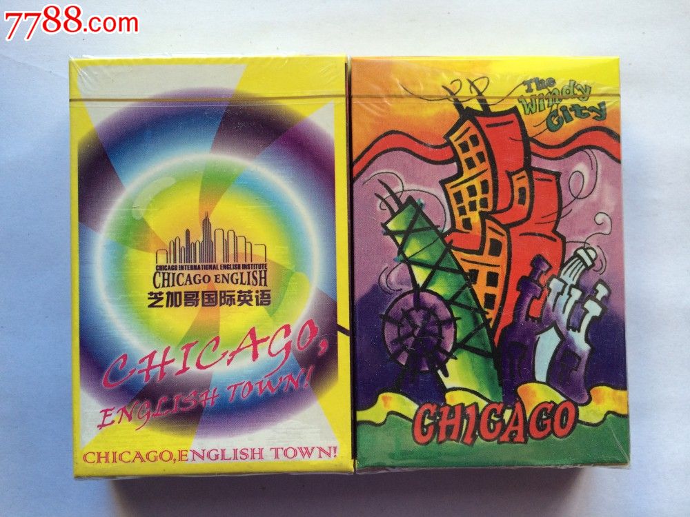 《芝加哥国际英语》扑克_价格2.3000元_第1张_7788收藏__中国收藏热线