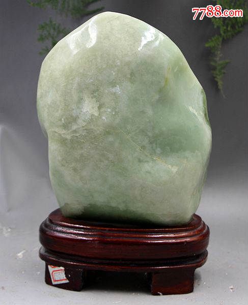 奇石头矿物晶体玉石原石泰山玉阿富汗玉摆件天然奇石摆件06