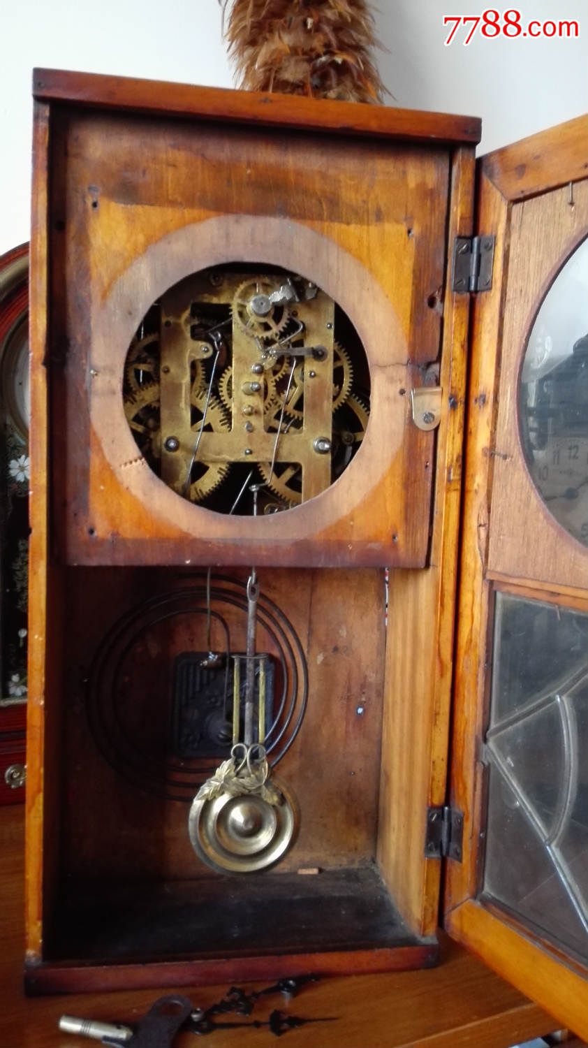 几十年前的老挂钟_挂钟_第7张_7788钟表收藏