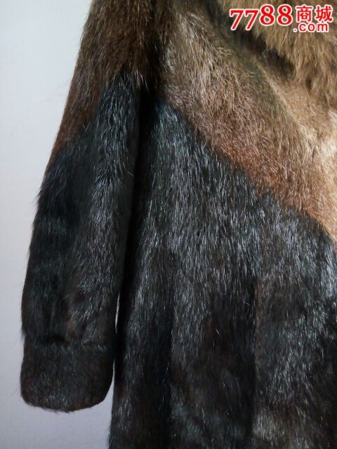 老裘皮,老海獭毛皮大衣,老皮草