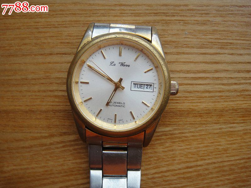 双日历全自动日本老手表---lewave