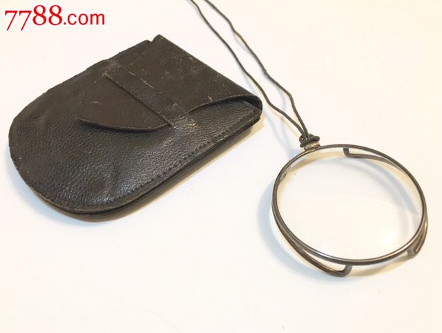 欧洲古玩/古董眼镜/单片眼镜/纯银/民国/英国制