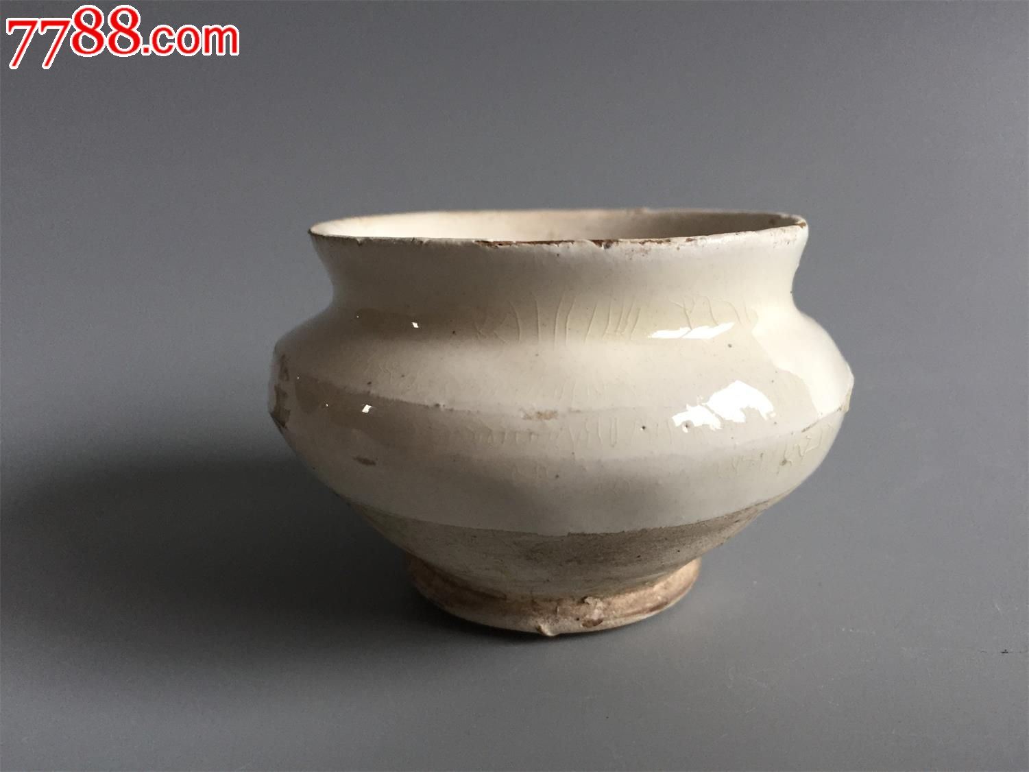 五代,鹤壁窑细白釉水呈