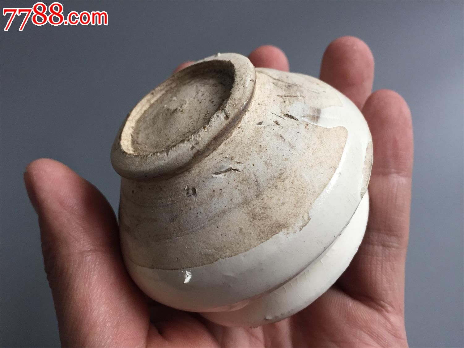 五代,鹤壁窑细白釉水呈-se40576875-单色白瓷-零售-7788收藏__收藏