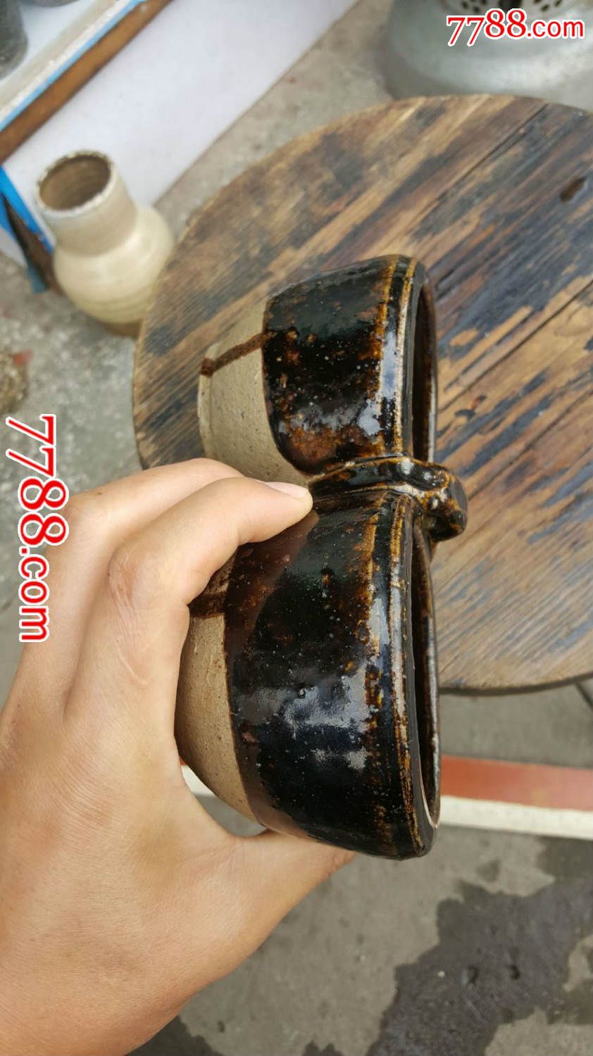 民国云南少见陶罐陶制双体连罐